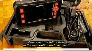 Review FOXWELL Car Scanner NT604 Elite OBD2 Scanner ABS SRS Transmission Check Engine Code ReaderD [upl. by Agretha]