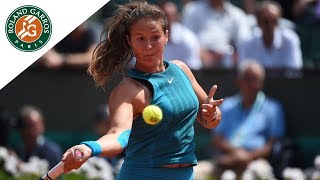 Daria Kasatkina vs Caroline Wozniacki  Round 4 Highlights I RolandGarros 2018 [upl. by Nelaf]