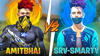 AmitBhai Vs Smarty  1v1 Clash Squad With Twist 🔥 [upl. by Anileba]