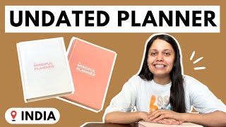 2024 Daily Planner India  Undated Planner  Daily Journaling for beginners  2024 Planner setup [upl. by Swane]