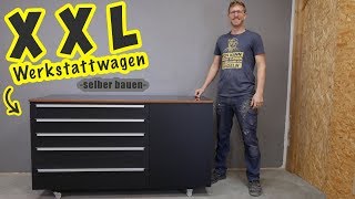 Selbstgebauter Werkzeugwagen für die Werkstatt [upl. by Orsa]