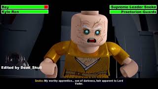 LEGO Star Wars TSS 2022 Kylo Ren Kills Snoke with healthbars [upl. by Harrie13]