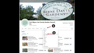 Where to find EVENTS on the Fort MyersLee County Garden Council FB site [upl. by Nuawad]