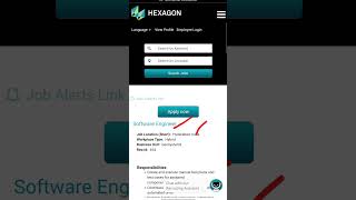 Hexagon is hiring for Software Engineer Freshers jobs Daily Job Updates Software Engineer Jobs Btech [upl. by Cramer715]