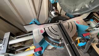 Recalibrating the Erbauer EMIS254S compound mitre saw 👍🏻🇬🇧 [upl. by Rosa]