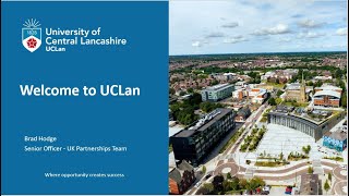 UCLan UK Partner Student Induction 2024 [upl. by Lull]