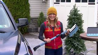 Garage21 Telescoping 4in1 Snow and Ice Tool w Storage Bag on QVC [upl. by Angelia560]