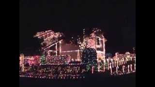 Christmas Light Show Display [upl. by Yelkreb]