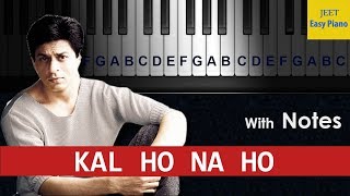 easy piano songs hindi kal ho na ho [upl. by Ide]