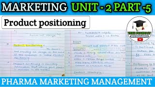 Product positioning  marketing management  8th sem [upl. by Enirrok173]