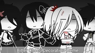 Bitter Choco Decoration memeStrange fpe auBack story [upl. by Ulphia]