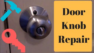 How to FIX a Stuck Door Latch and Door Knob DIY [upl. by Kimbra370]