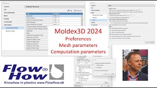 Moldex3D2024R3 Preferences Mesh parameters and Computation parameters [upl. by Morris]