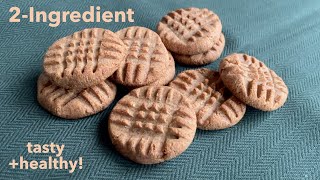 2Ingredient Vegan Cookies GlutenFree No Sugar No Flour No Oil No Banana 🤯 vegan recipes [upl. by Ida826]