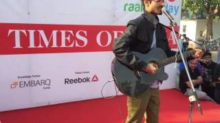 BB KI VINES  bhuvan bam performing a song on raahgiri day CP  delhi end no Of fans were there [upl. by Isbella]