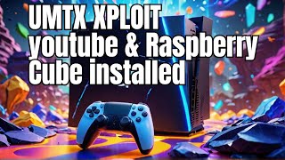 PS5 Jailbreak UMTX XPLOIT Host  Youtube amp Raspberry Cube Japan Game installed [upl. by Adest]