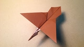 How to make an Origami Plane  Woodpecker [upl. by Tobie]