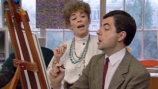 Art Class With Bean  Mr Bean Live Action  Funny Clips  Mr Bean [upl. by Remo620]