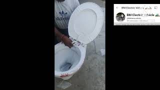 toilet seat cover fitting toilet fitting [upl. by Labotsirc]