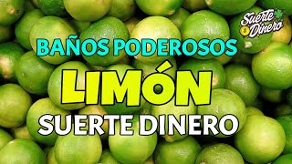 🤑 3 Baños poderosos con LIMÓN para la SUERTE y el DINERO 🍋 [upl. by Leontyne]