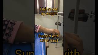 Exercise for Elbow Pain l Tennis Elbow Exercises l shorts [upl. by Wilburn]