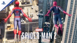 RECREATING THE AMAZING SPIDERMAN 2 SWING  Marvels SpiderMan 2 PS5 [upl. by Sukey]