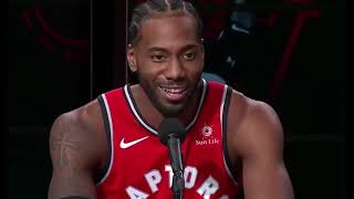 Kawhi Leonard Laughing [upl. by Atnahsal]