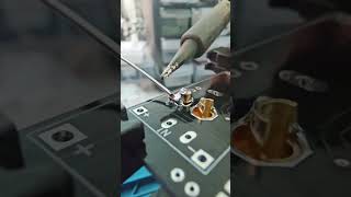 Soldering XT60 connectors using led wire with flux  electronics robotics technology hardware [upl. by Hodgkinson289]