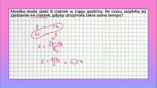 Proporcje w zadaniach tekstowych klasa 6 i 7 zadanie 2 [upl. by Kip]