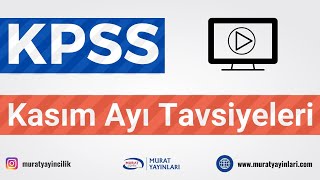 kpss2024 Kasım Tavsiyelerimiz [upl. by Allana]