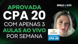 CPA 20 ANBIMA O que a Tamires fez para passar na CPA 20  DICAS para ser aprovado [upl. by Gnak]