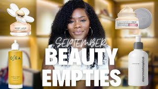 September Empty Beauty Products Beauty Products Ive used this month [upl. by Nyrat]