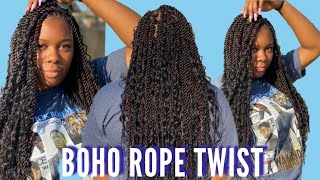 Boho Rope Twist Start To Finish [upl. by Hugo963]