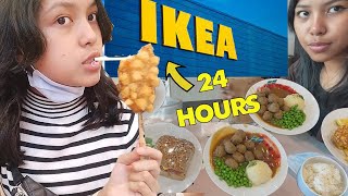 24 JAM MAKAN DI IKEA ♥ Eat ONLY IKEA FOOD 24 Hours [upl. by Octavus]