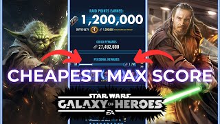 The CHEAPEST Naboo Raid Team and How to Max it in SWGOH [upl. by Nerral]