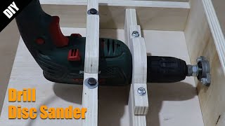 How To Make a Drill Stand And Disc Sander [upl. by Annavoeg]