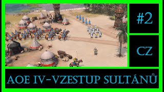 Vzestup sultánů 2  Do Egypta  Age of Empires IV  CZ hard diff [upl. by Amein]