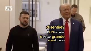 Incontro TRUMP  ZELENSKY tradotto in ITALIANO oggi NEW YORK 2024 [upl. by Dalston]