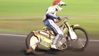 Speedway Veenoord Gouden Helm 29 sept 2018 Heat 9 1e david wallinger 2e markus hillebrand 3e v [upl. by Hendrix]