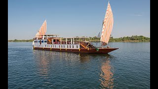 Voyage paisible à la découverte de la Mémoire du Nil avec la croisière en Dahabeya 5 en Egypte [upl. by Ardeen]