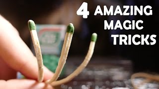 4 Amazing Magic Tricks With Everyday Objects [upl. by Anailli]