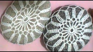 Aprende a tejer una linda piedra a crochet [upl. by Pirnot]