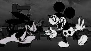 【FNF】RemakeBattered but Oswald and Mickey Mouse sings it [upl. by Jarlath665]