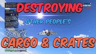 GTA Online Destroying Special Cargo [upl. by Ahsinak]