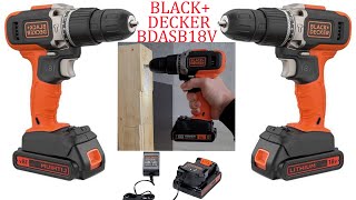 BLACKDECKER 2 Speed Hammer Drill BDASB18V TESTING [upl. by Tedman428]