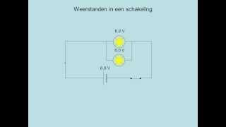 Weerstanden in een schakeling havo [upl. by Kosel]