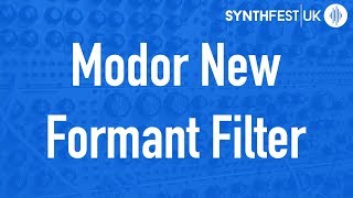 Modor  New Eurorack Formant Filter  Synthfest 2017 [upl. by Vescuso894]