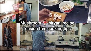 A fine routine days  mushroom 🍄 biryani shivas lifestyle lunchbox [upl. by Akiaki]