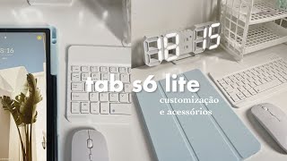 tab s6 lite  customização e acessórios 💌 [upl. by Sidney350]