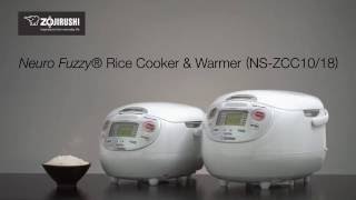 Zojirushi Neuro Fuzzy® Rice Cooker amp Warmer NSZCC1018 [upl. by Aniar]